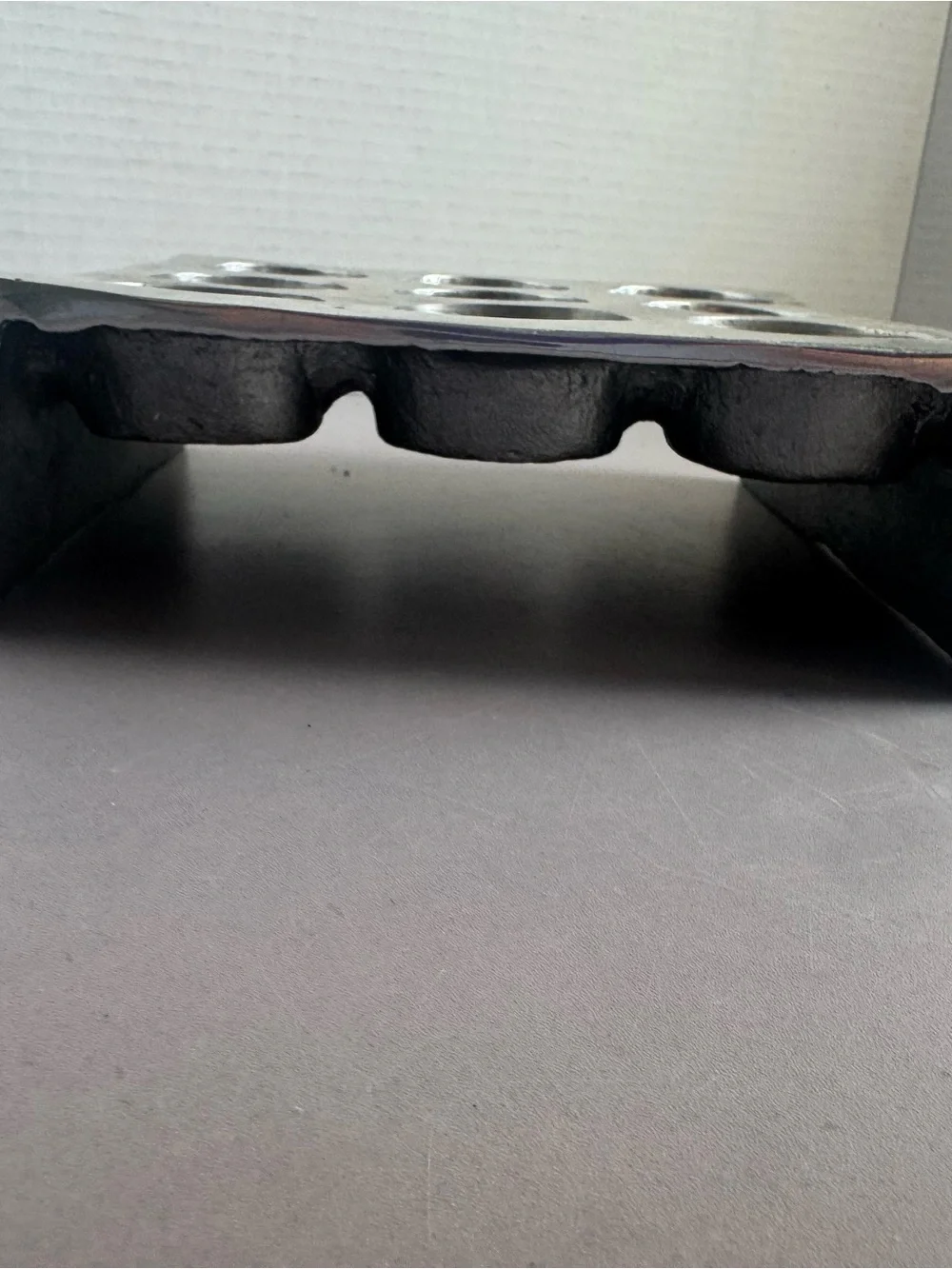 Pottery Barn Silver Cast Iron Tea Light Holder